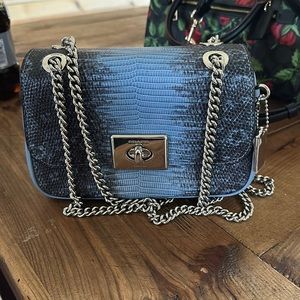 Coach snake small bag with chain